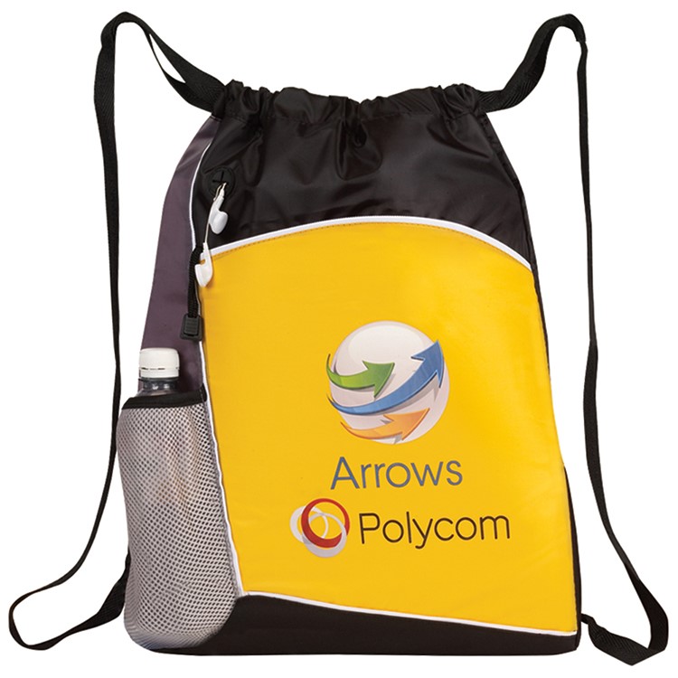 Crescent Trimmed Drawstring Duffle 2