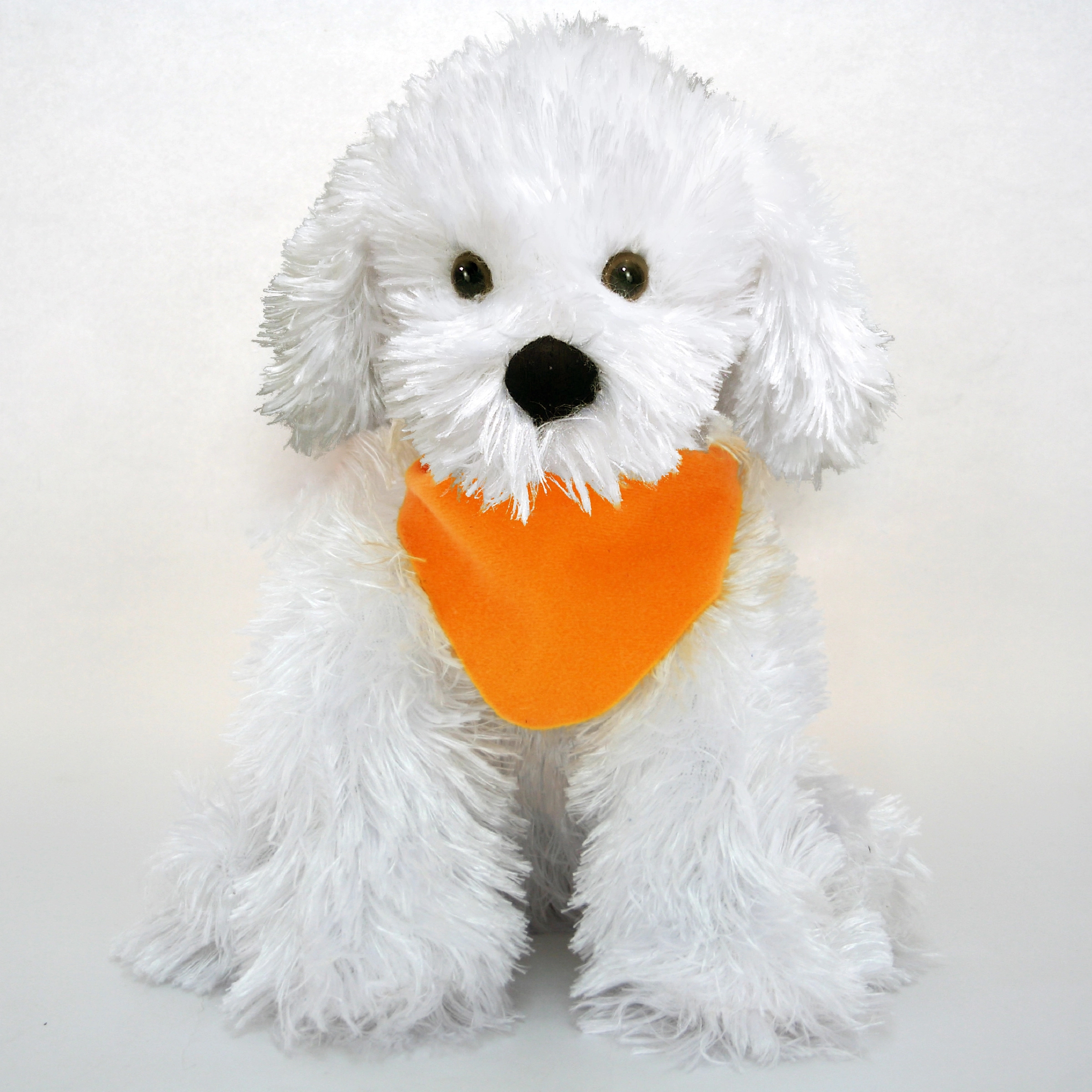 9" White Shaggy Dog 13
