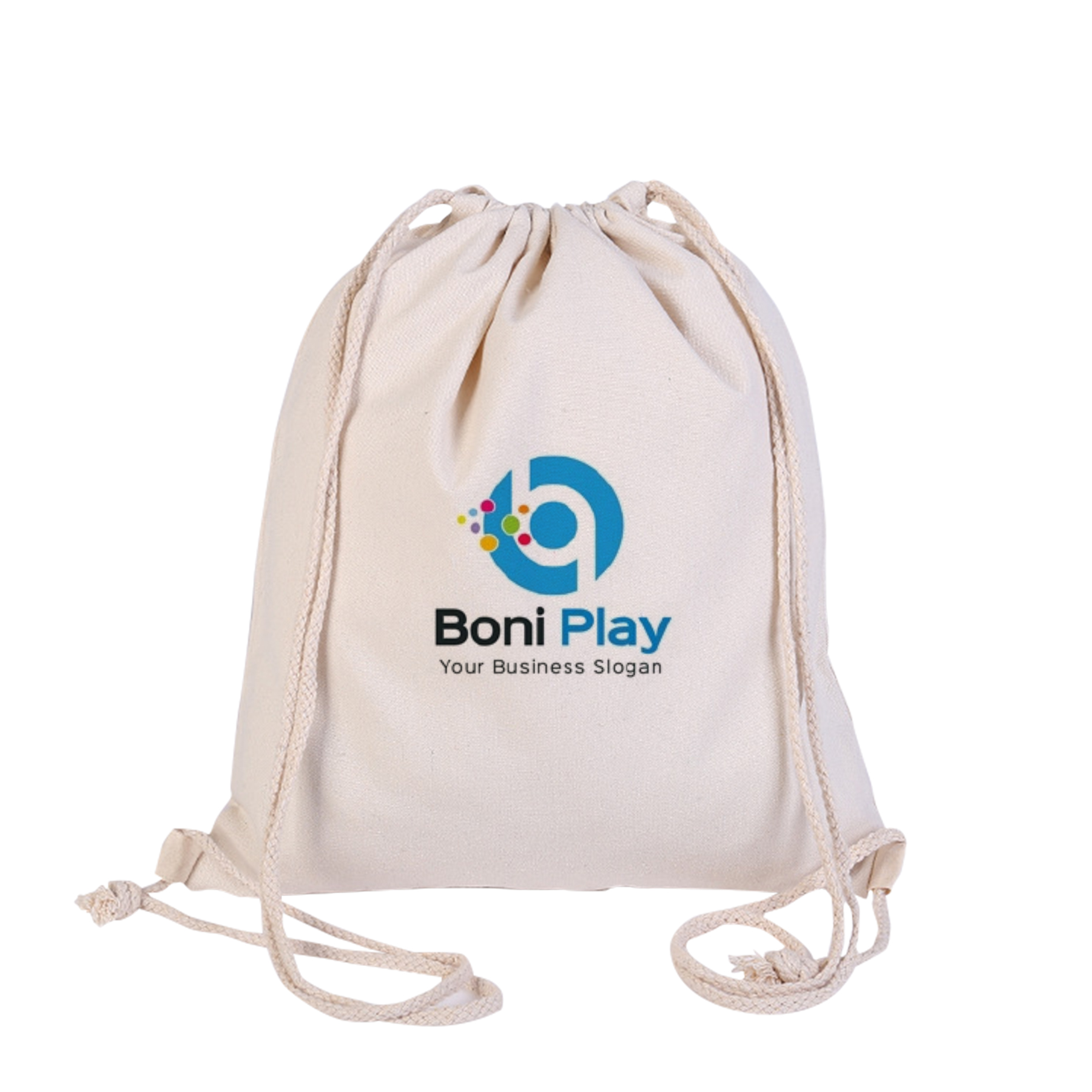 Canvas Drawstring Backpack 1