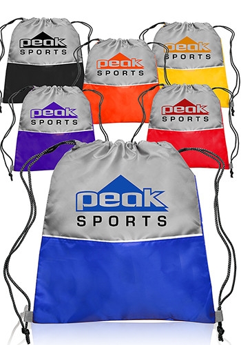 Easy-Go Drawstring Backpack - 14" W x 16"H 2