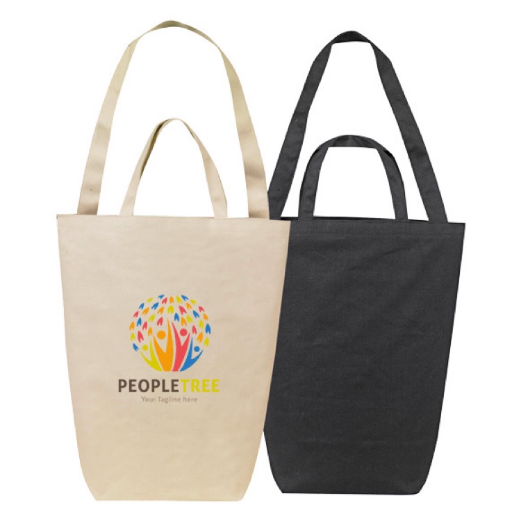 Eco Cotton Hand & Shoulder Bag, custom tote bag with logo imprint 7