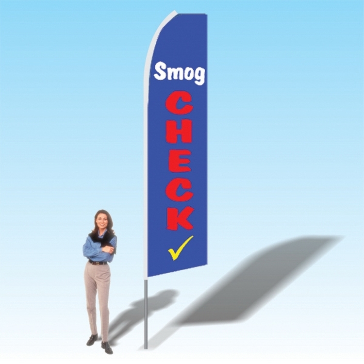 15FT Smog Check Advertising Banner Flag 2
