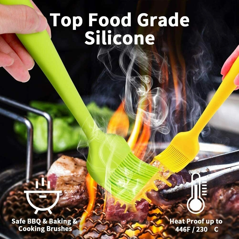 8'' Silicone Basting Brush for Cooking Baking Food 4