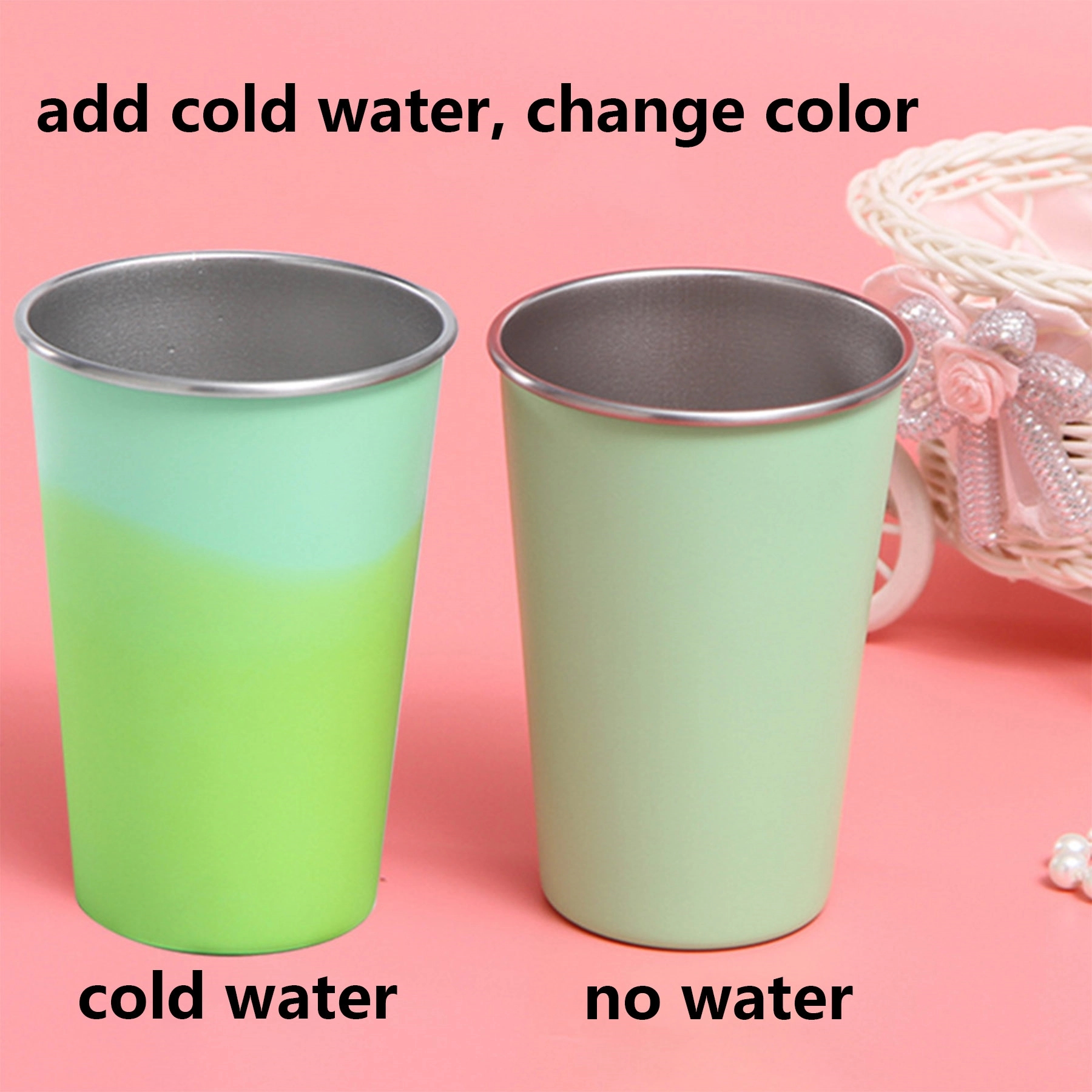 Stainless Steel Color Changing Cups 3