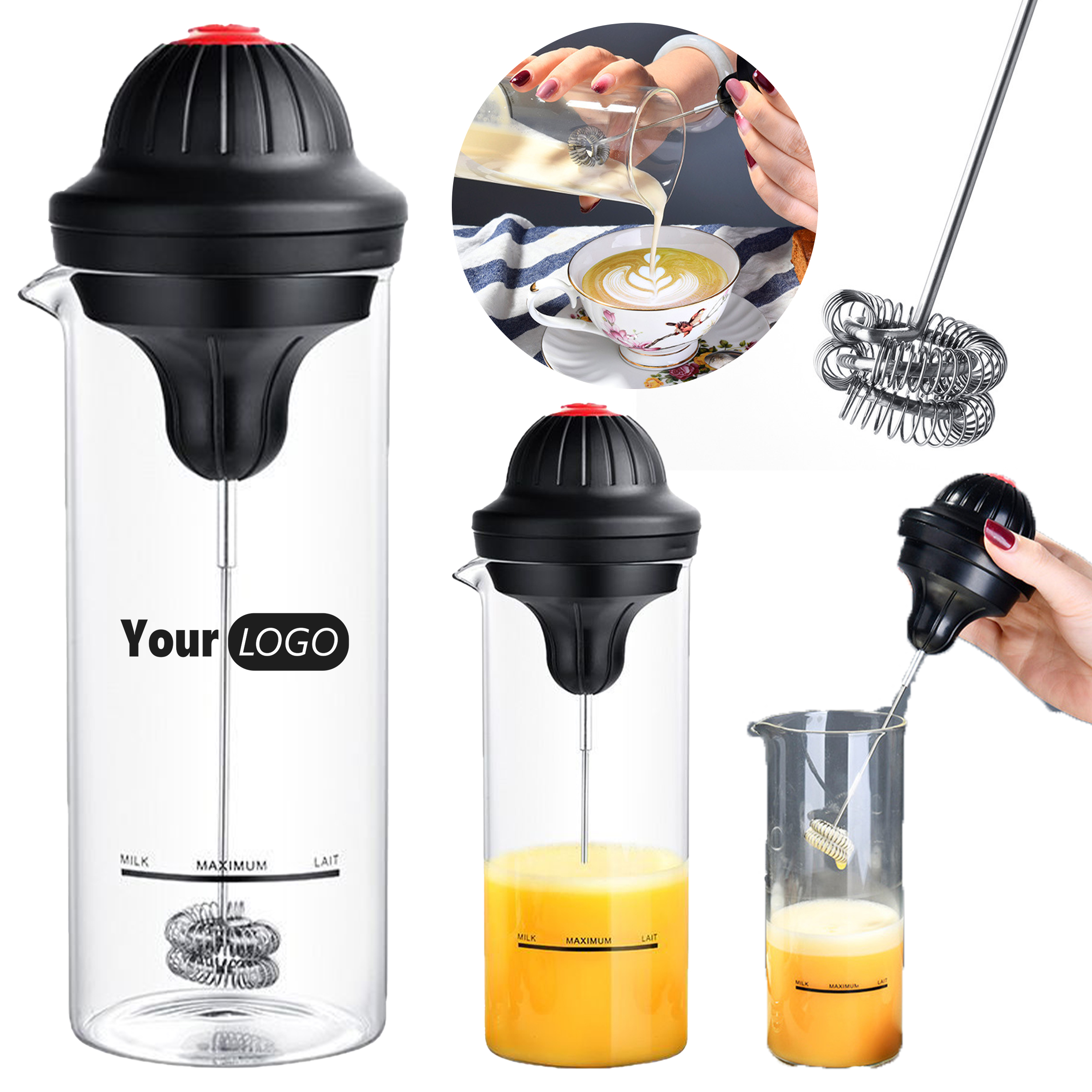 Abs Portable Electric Coffee Stirrer 3