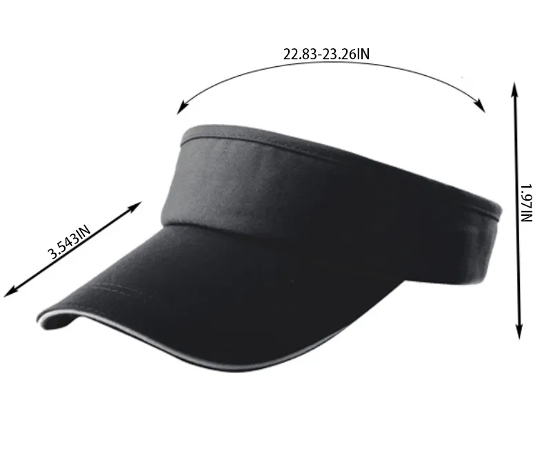 Sport Sun Visor Hats Adjustable Empty Top Baseball Cap 3