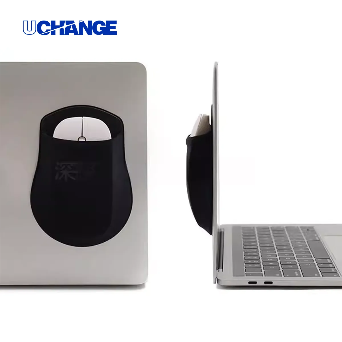 Self-Adhesive Laptop Mouse Storage Pocket 2