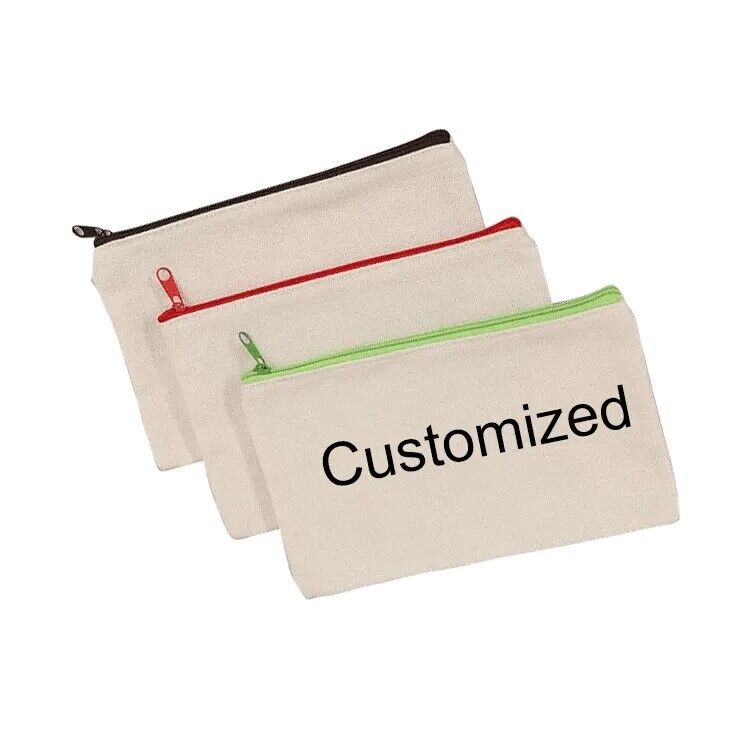 Canvas Zipper Bag, custom tote bag with logo imprint 2