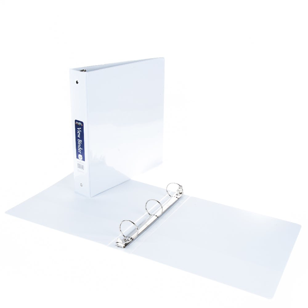 View Binders - White 1.5" 2