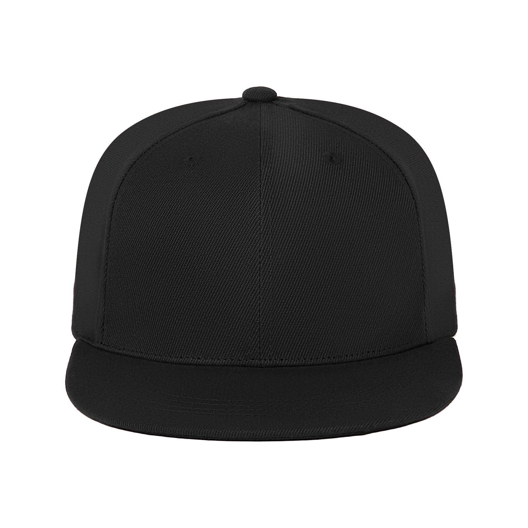 6 Panel Snapback Cap With Flat Bill 7