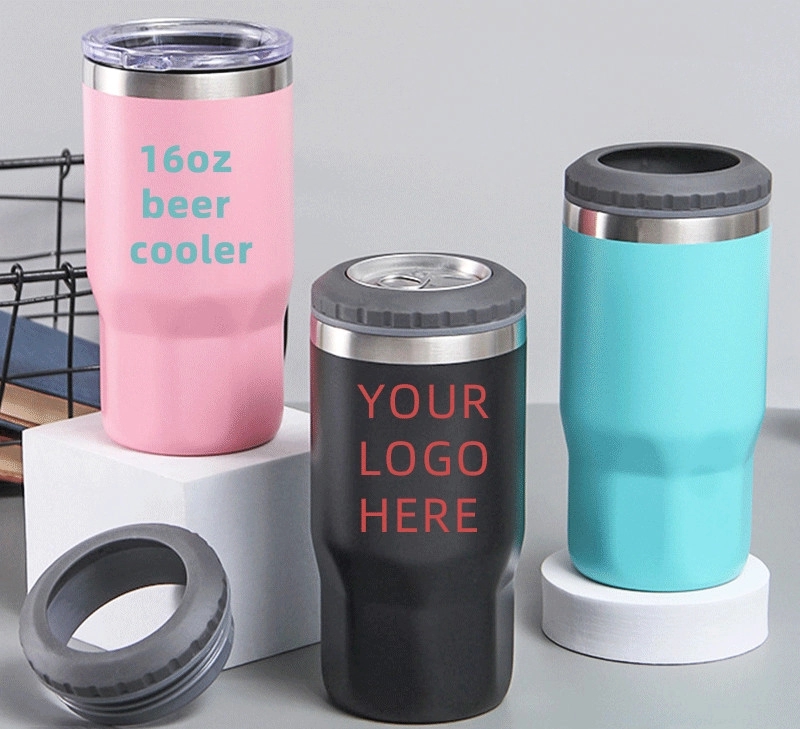 Freezable Can Cooler Stainless Steel Insulated Tumbler 21