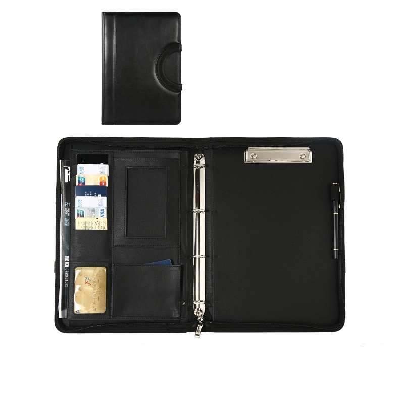 Leather Business Padfolio with folding Handles 2