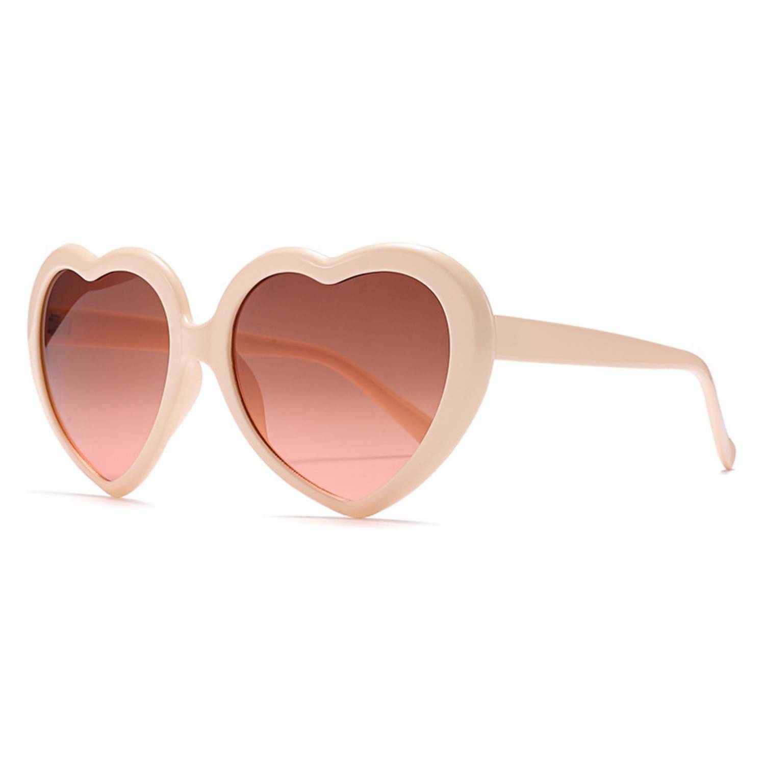 Oversize UV Protection Heart Shaped Sunglasses 7