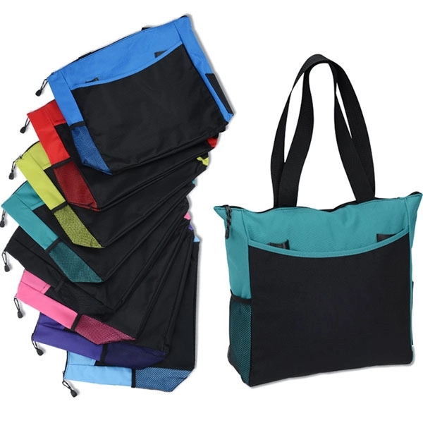Zippered Brief 600D Polyester Tote Bags 3