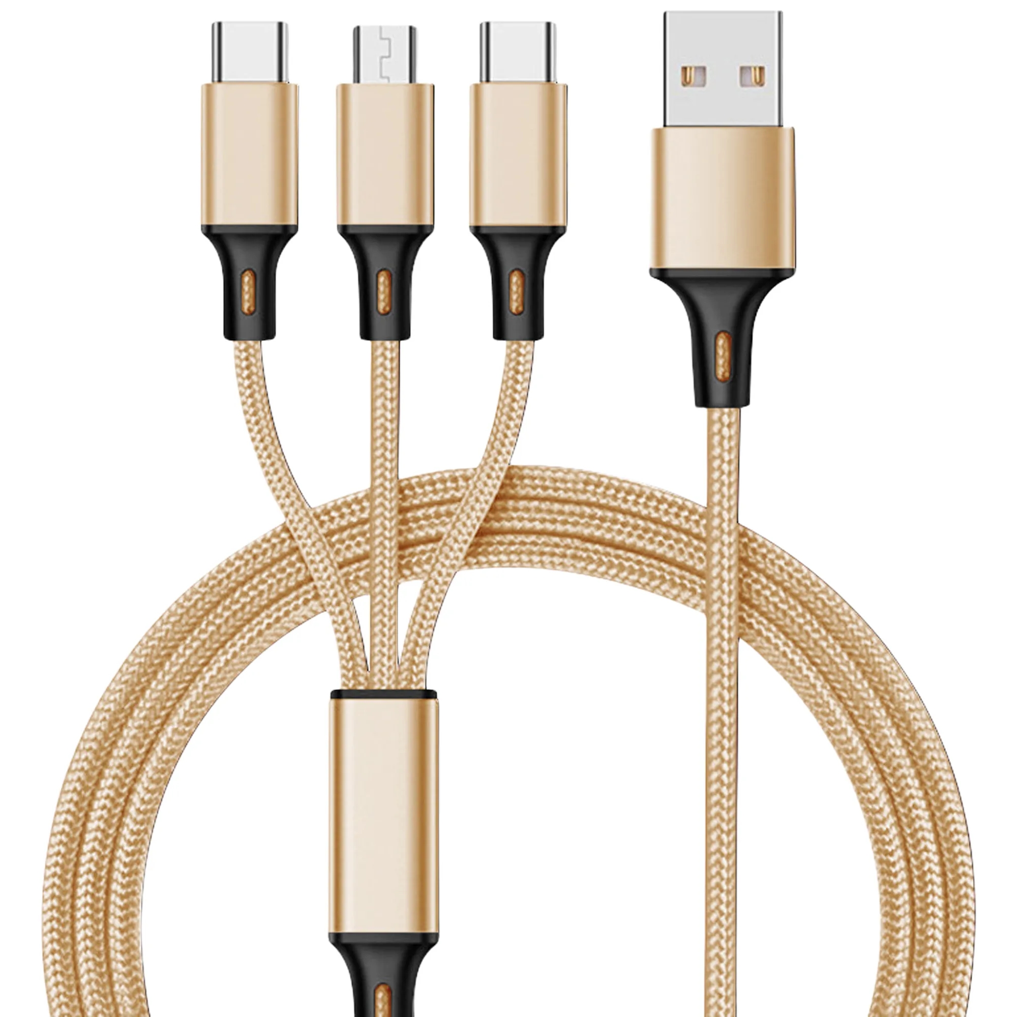 3 In 1 Charging Cable MOQ 100PCS 4