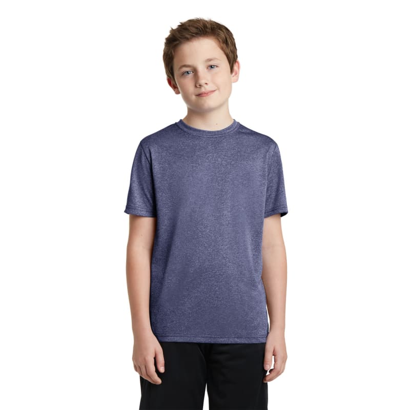 Sport-Tek Youth Heather Contender Tee. 7