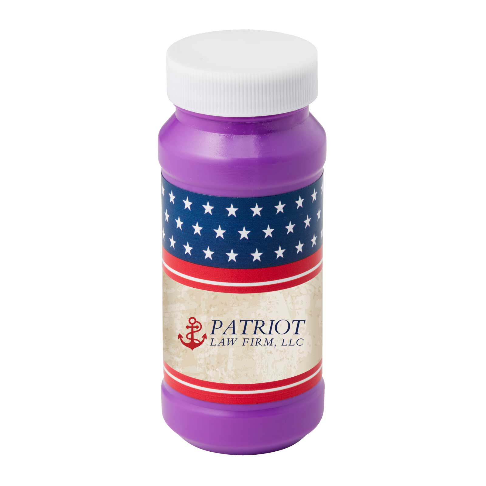 4 oz. Patriotic Bubbles with Full-Color Digital Label 9