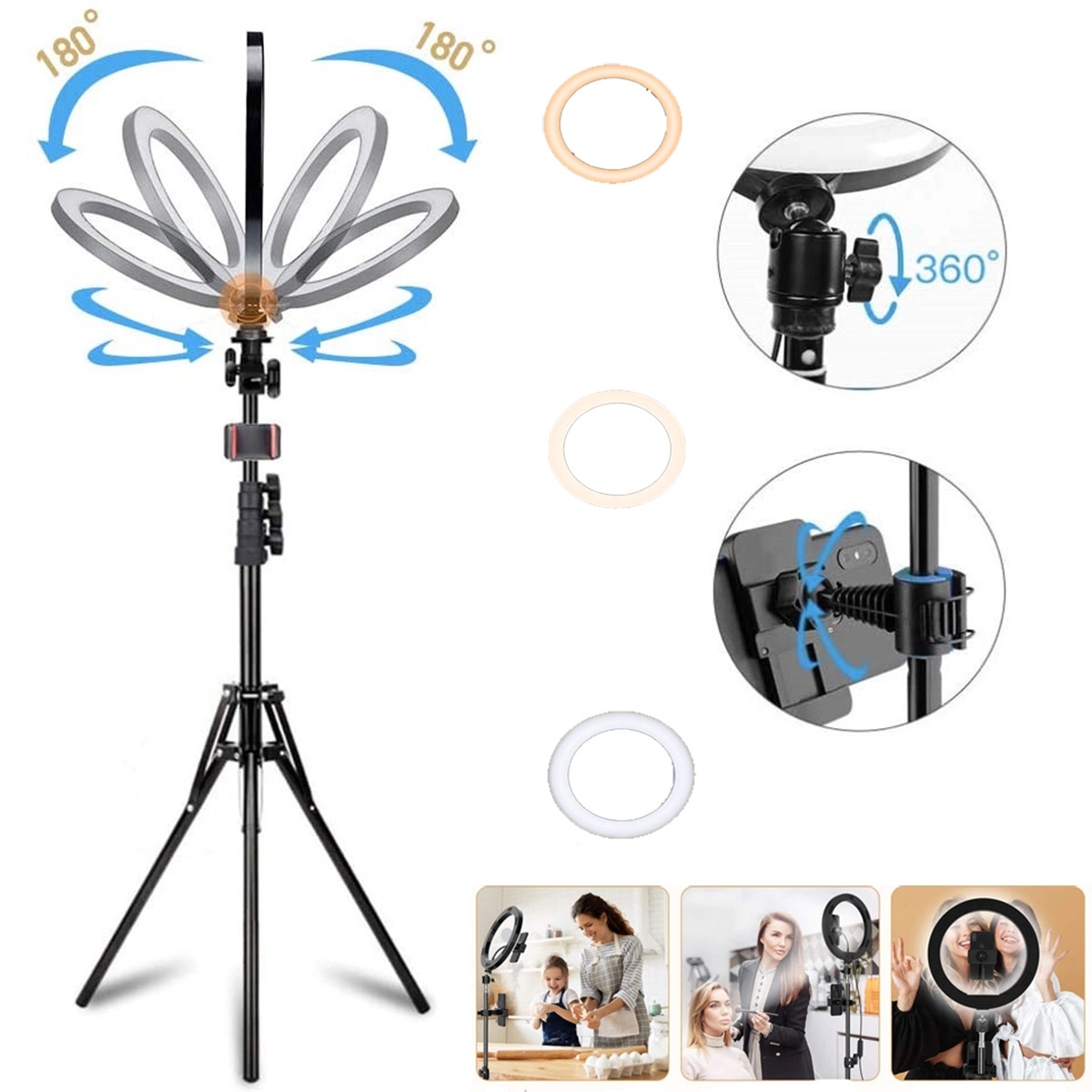 Selfie Ring Light With Tripod 6