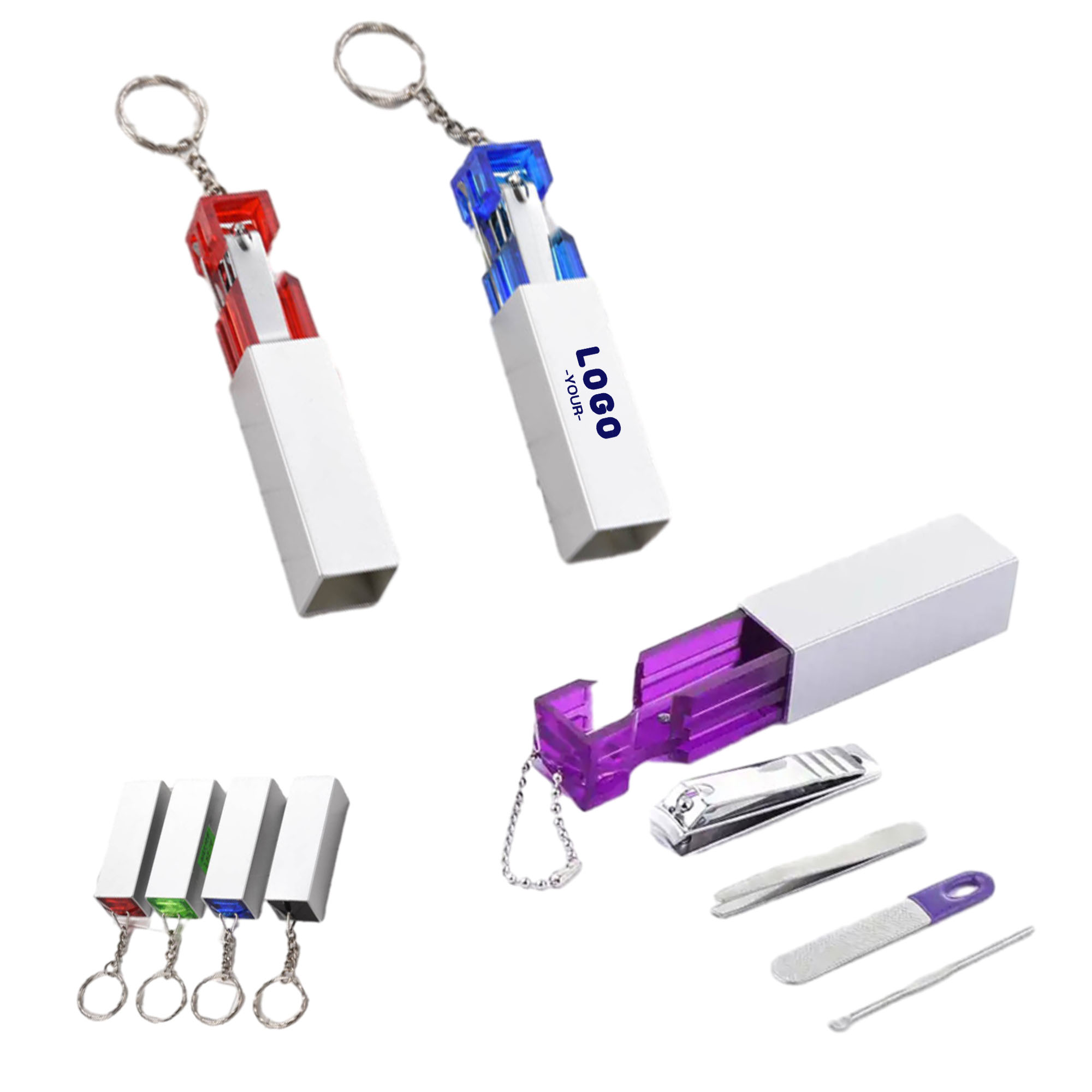 Portable Manicure Set Keychain 2