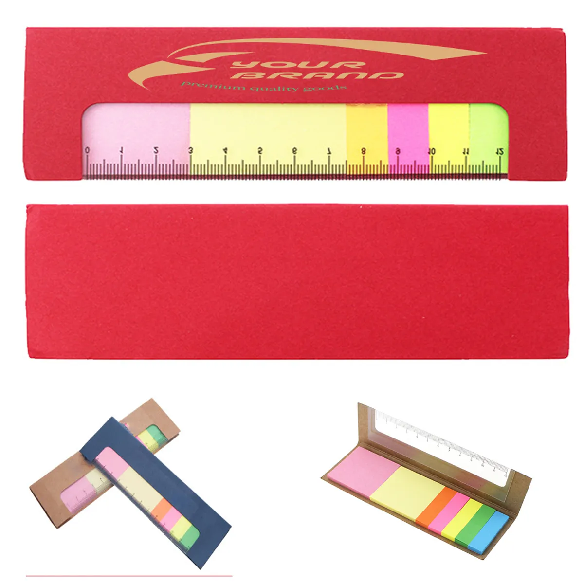 Book Marker Label Sticky Notes Index with Ruler 2