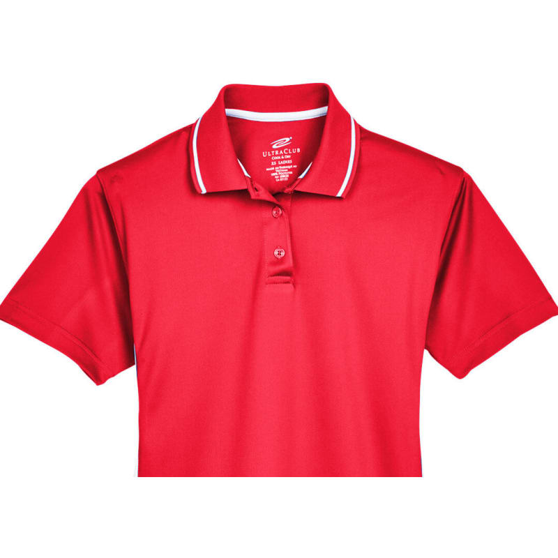 UltraClub Ladies' Cool & Dry Sport Two-Tone Polo 60