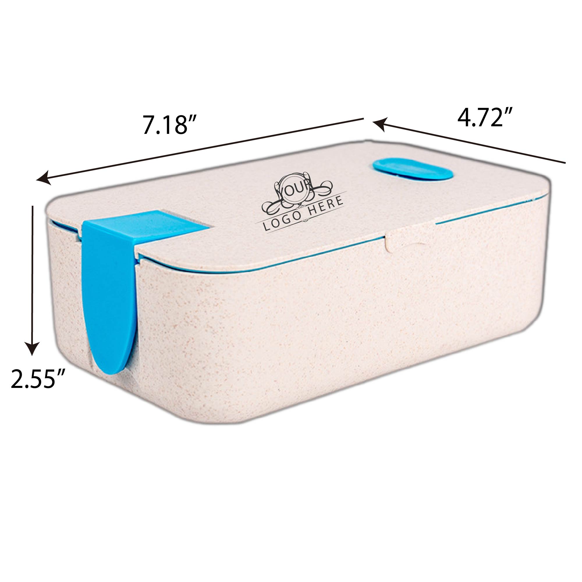 Creative Eco-friendly Portable Wheat Straw Lunch Box 2