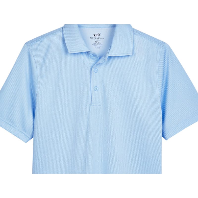 UltraClub Men's Cavalry Twill Performance Polo 8
