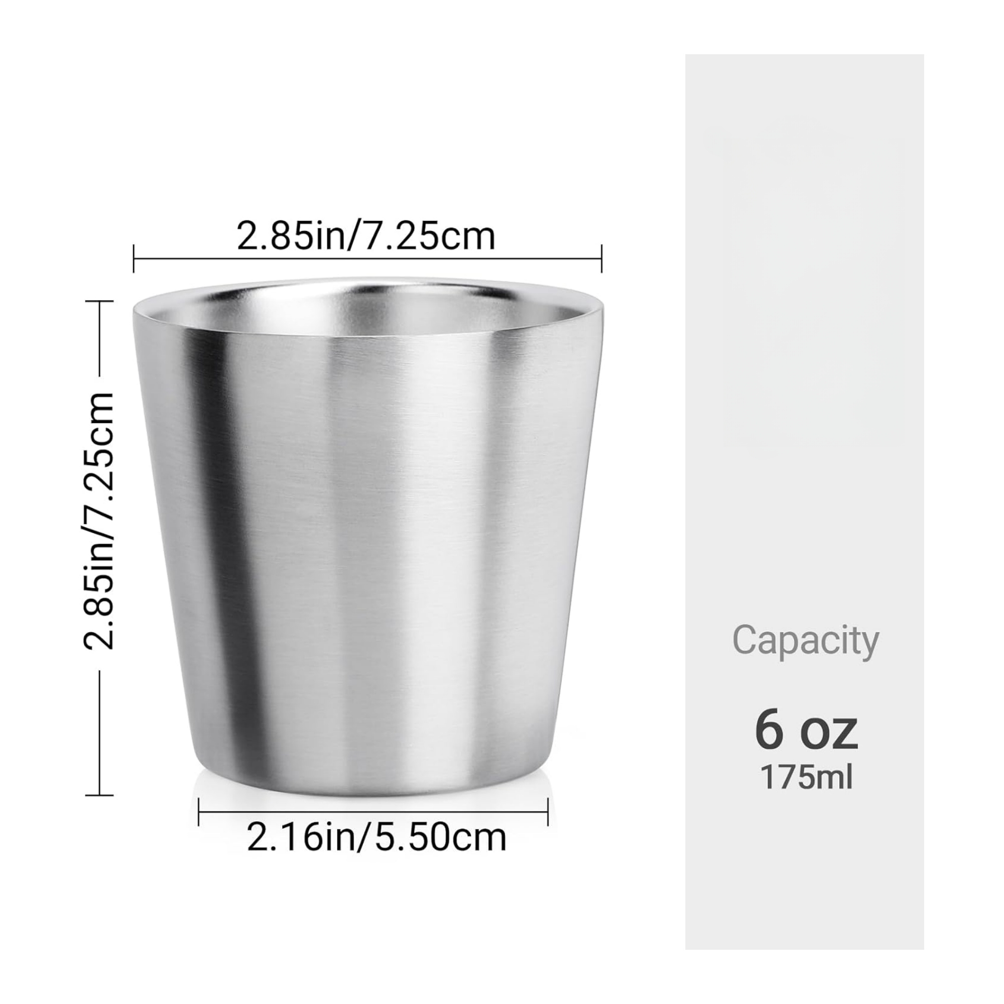 6 oz Stainless Steel Cup 4
