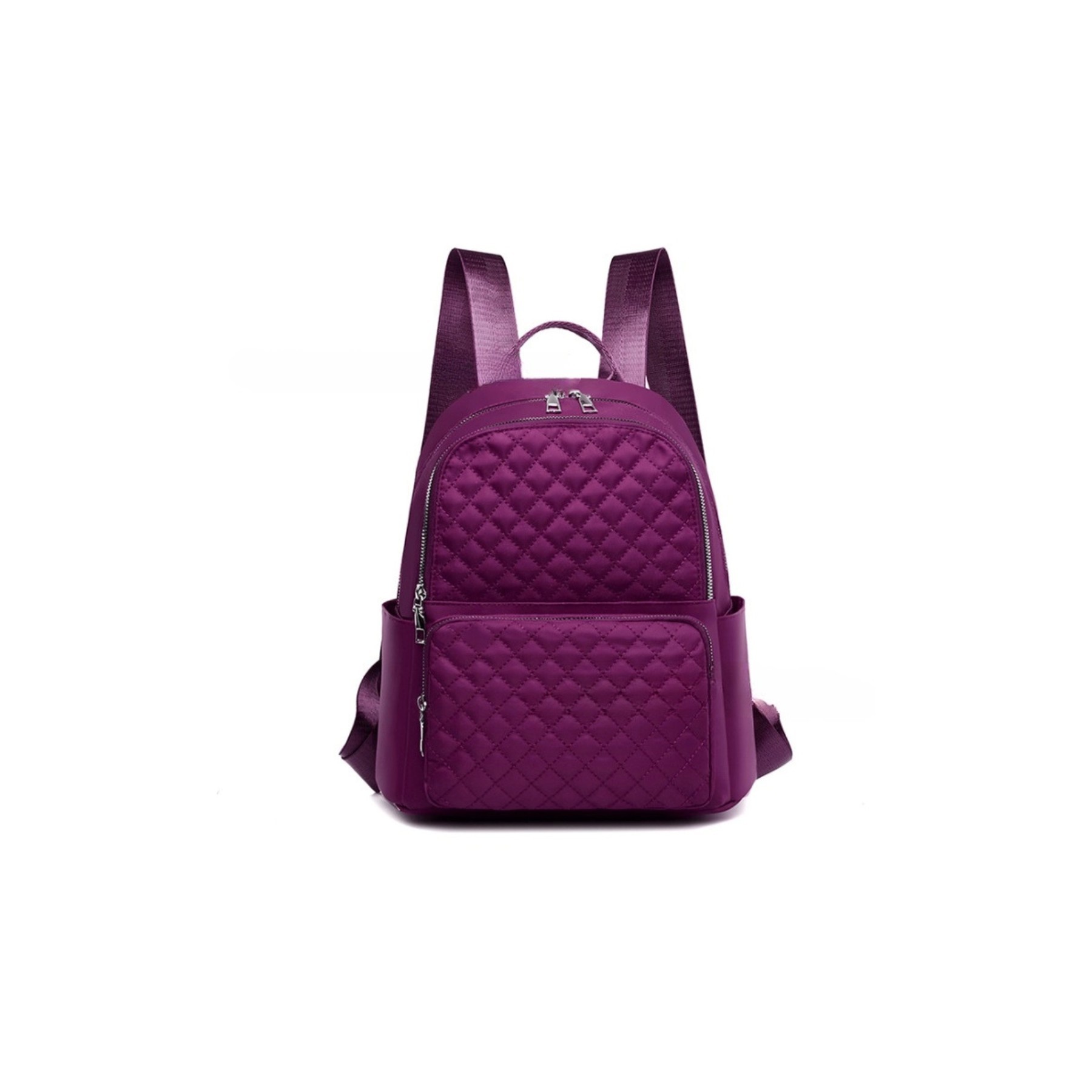 Travel Quilted College Work Business Backpack 5