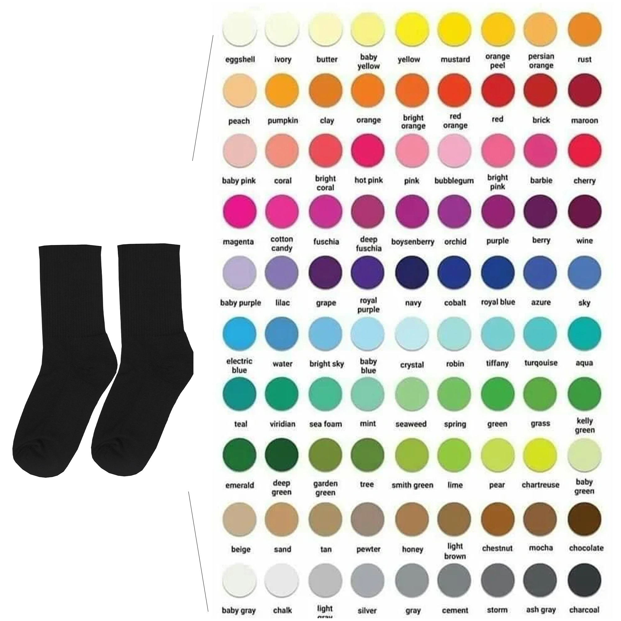 Personalized Mid-Calf Socks 4