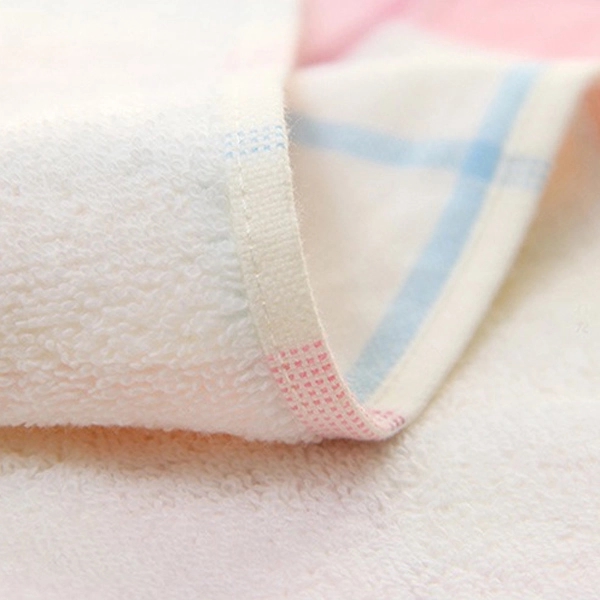Custom Gift 100% Cotton Soft Plaid Hand & Face Towel 10