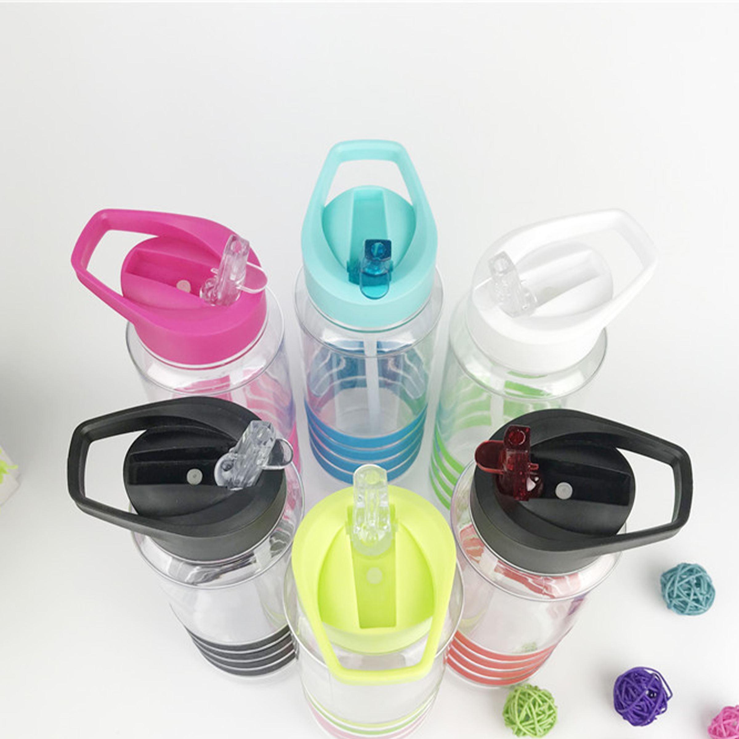 Polystyrene Transparent And Convenient Sports Kettle 1