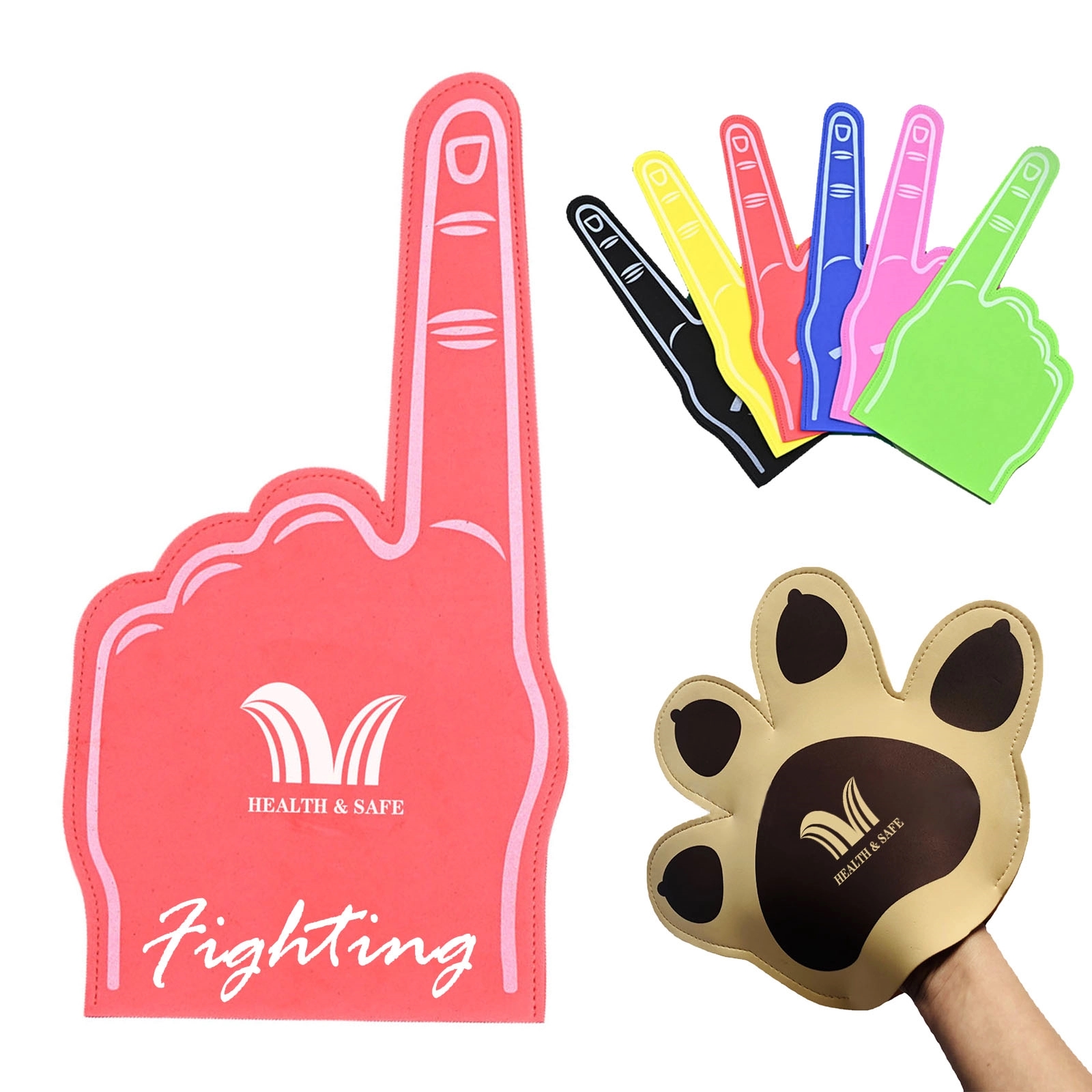 Eva Palm Cheering Foam Finger Sleeves 1