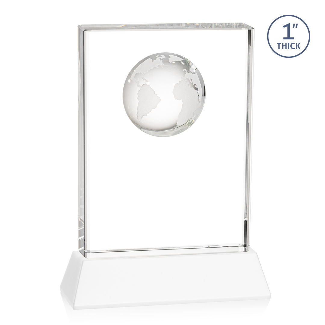 Ambassador VividPrint™ Award on Base - White 11