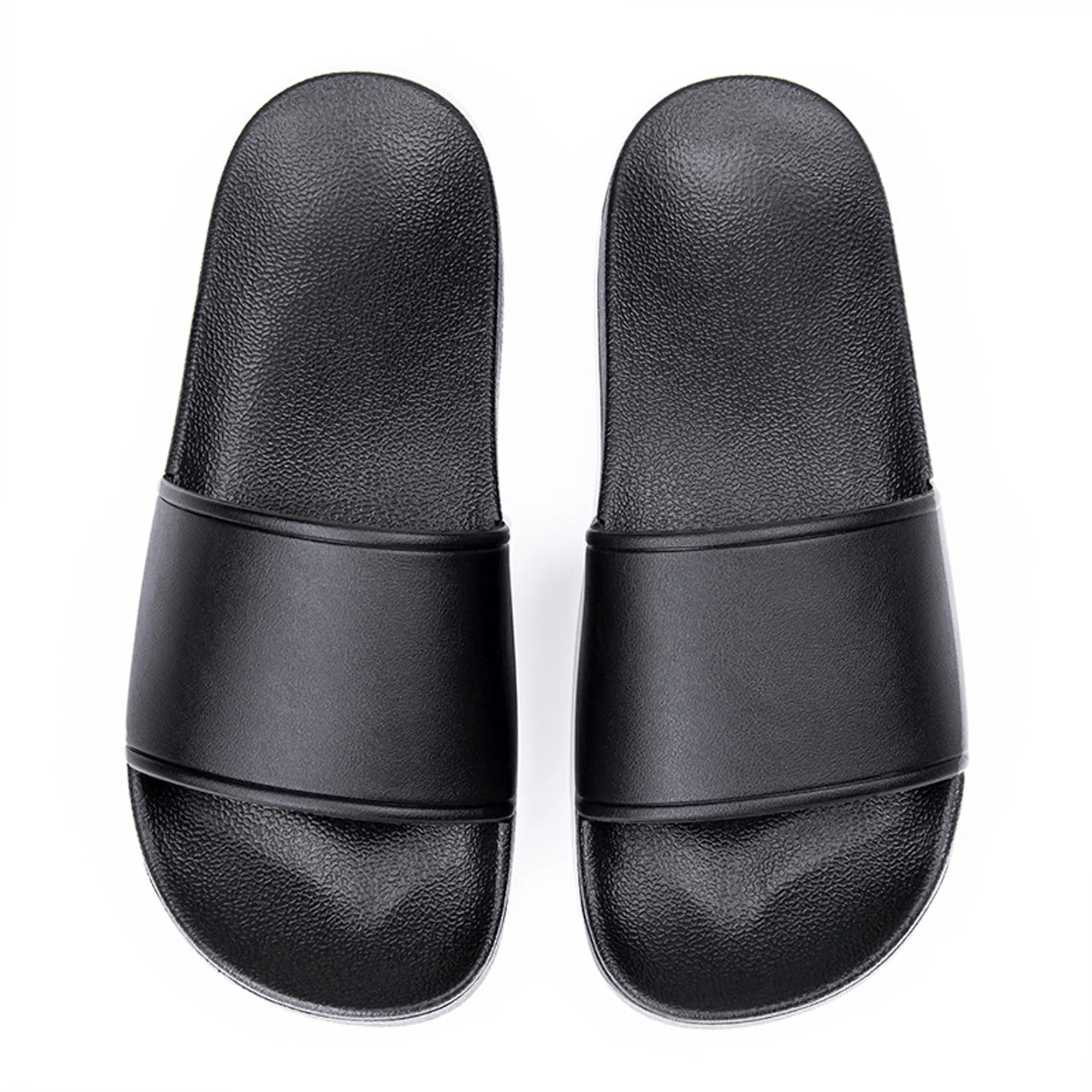 MOQ 50PCS Custom Home PVC Non-slip Slipper Slide Sandals 13