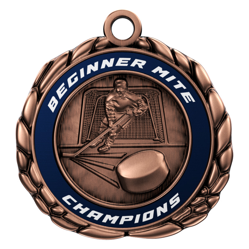 Express Vibraprint™ Hockey Quali-Craft Medallion (2-1/2") 5