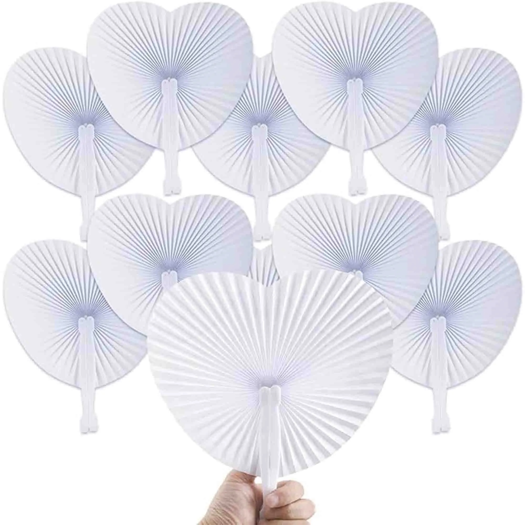 Round Hand Folding Fans Provided For Weddings 3