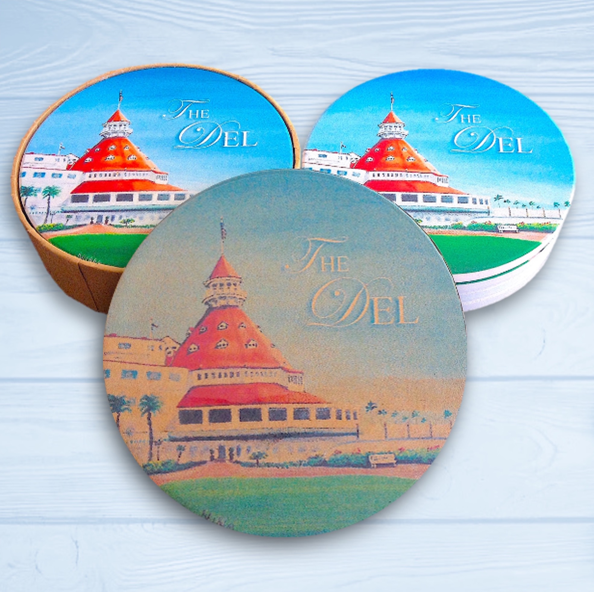 4 Round Coaster Gift Box Set 5