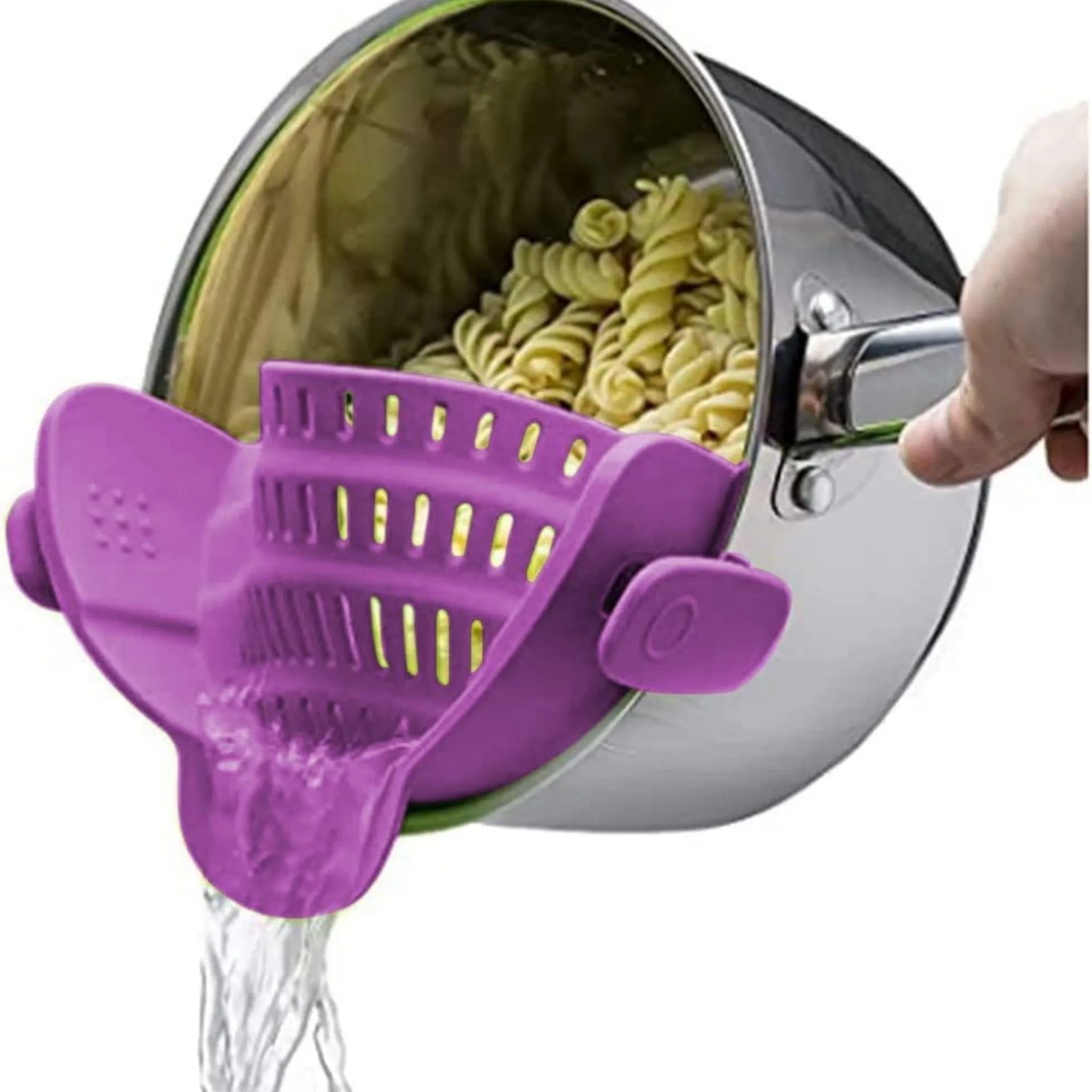 MOQ Kitchen Strain Clip On Strainer for Pots and Pans 11