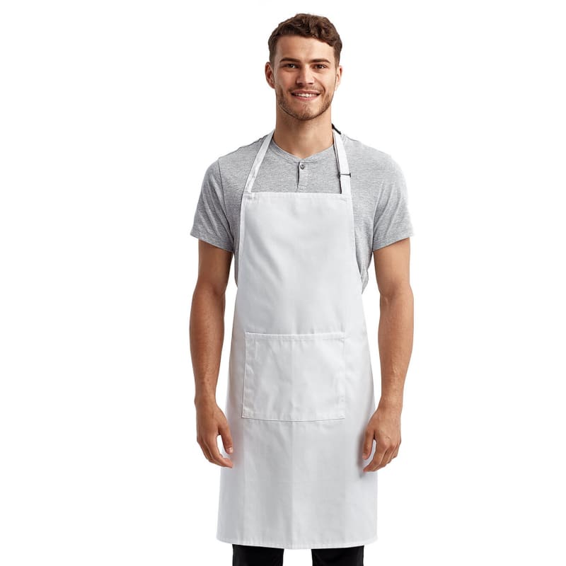 Artisan Collection By Reprime Unisex 'Colours' Recycled Bib Apron With Pocket 99
