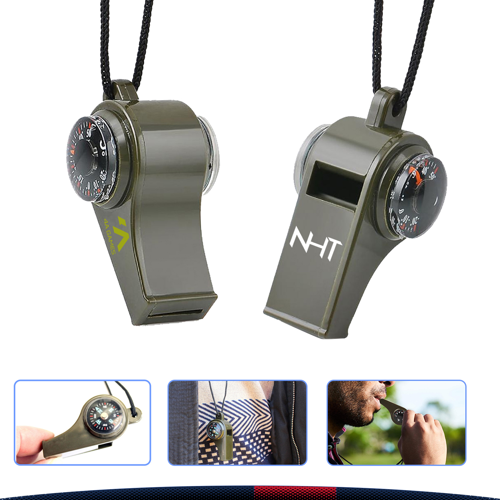 Arten Multi-functional Compass Whistle 1