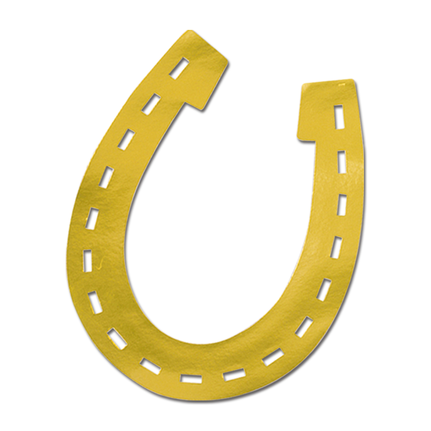 Gold Foil Horseshoe Silhouette 1