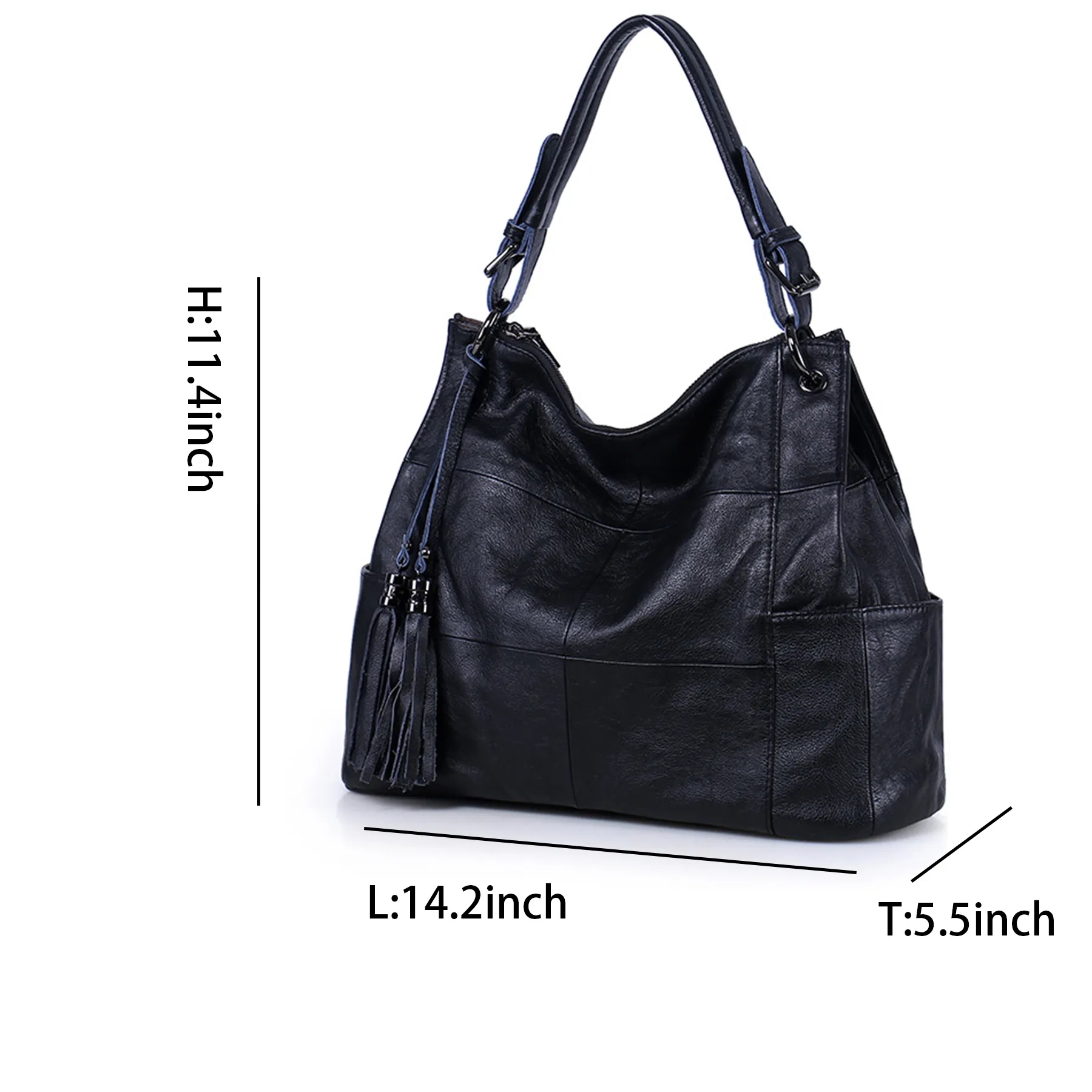 Large Purses for Women Shoulder Leather Handbags 7