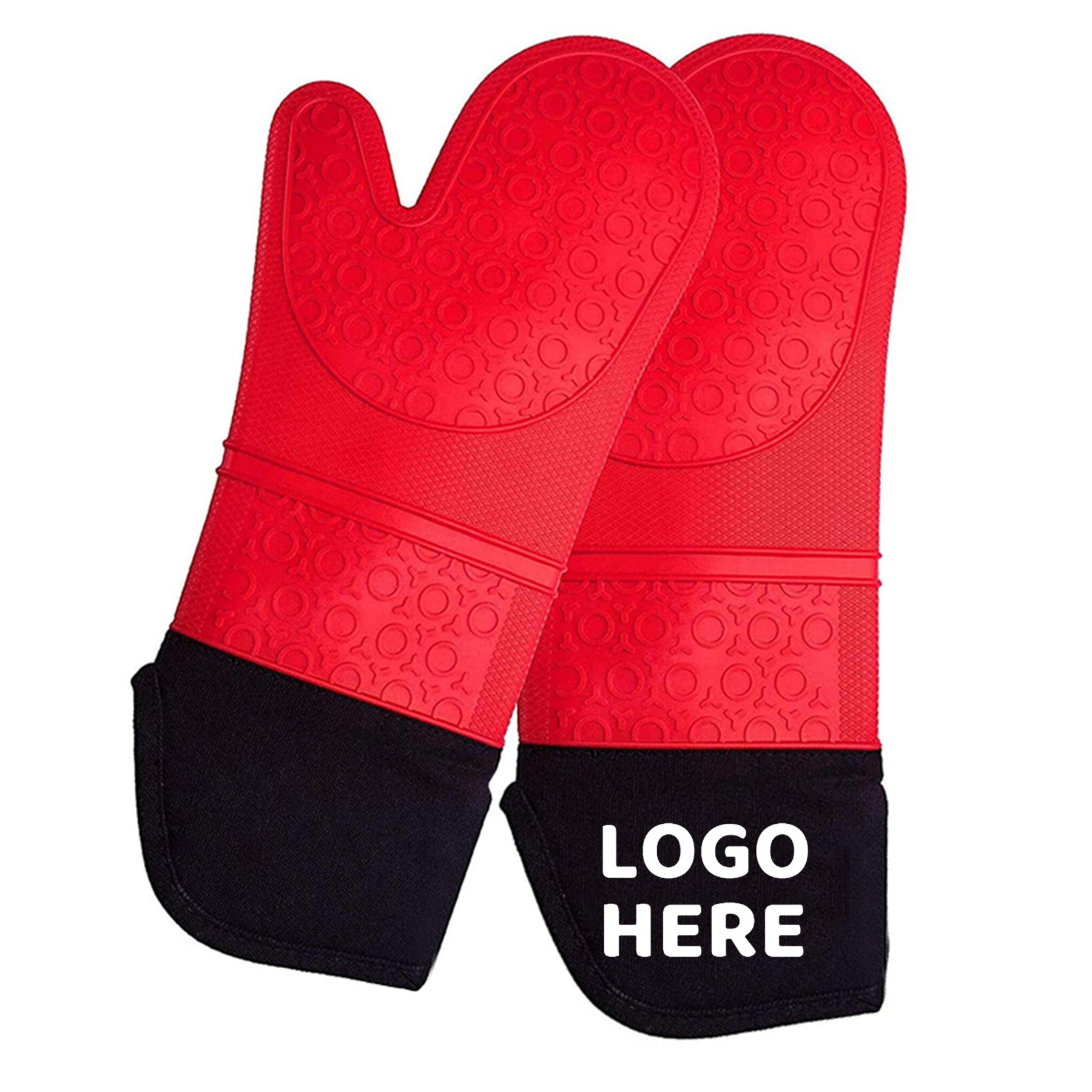 Extra Long Professional Silicone Oven Mitt