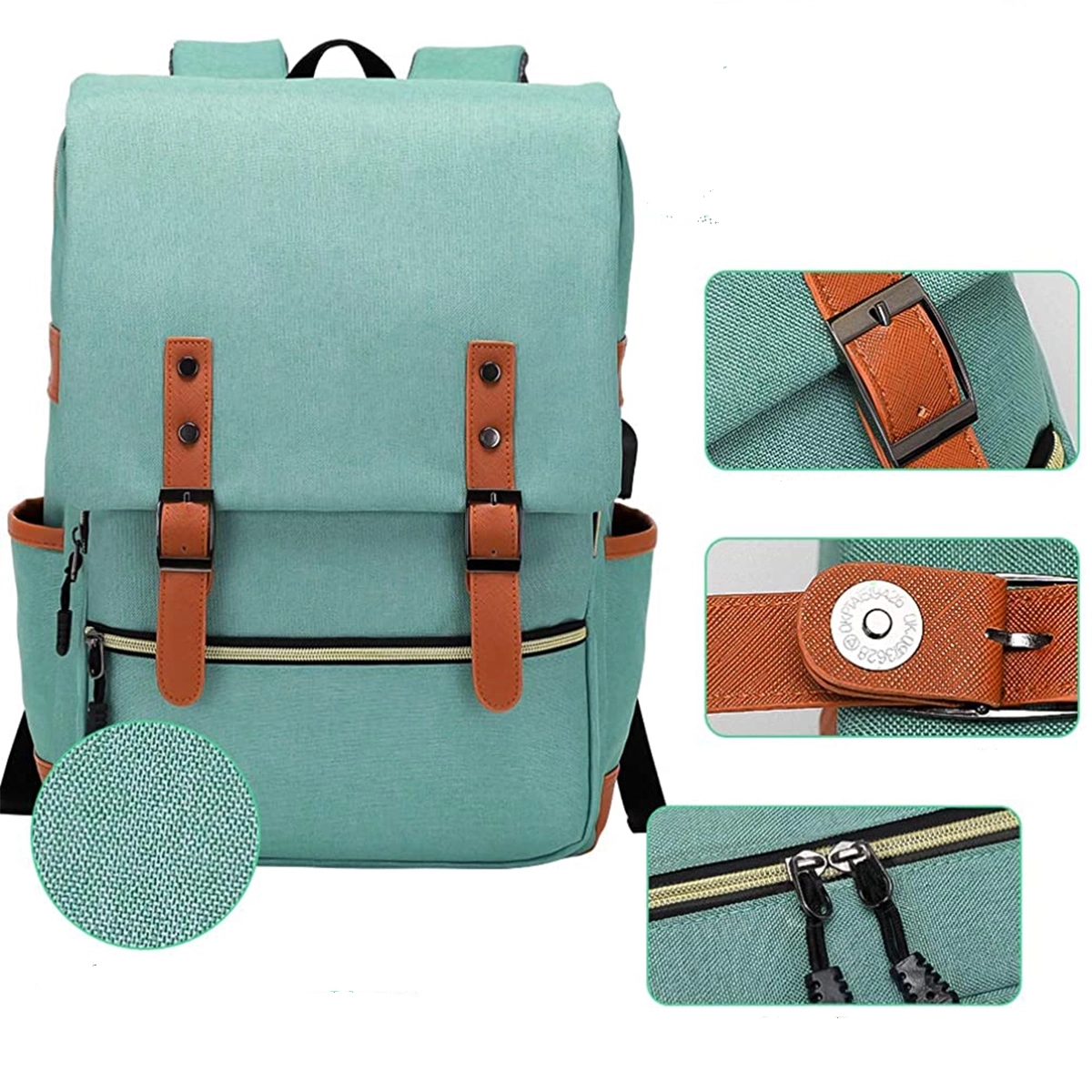 Vintage Laptop Backpack 2