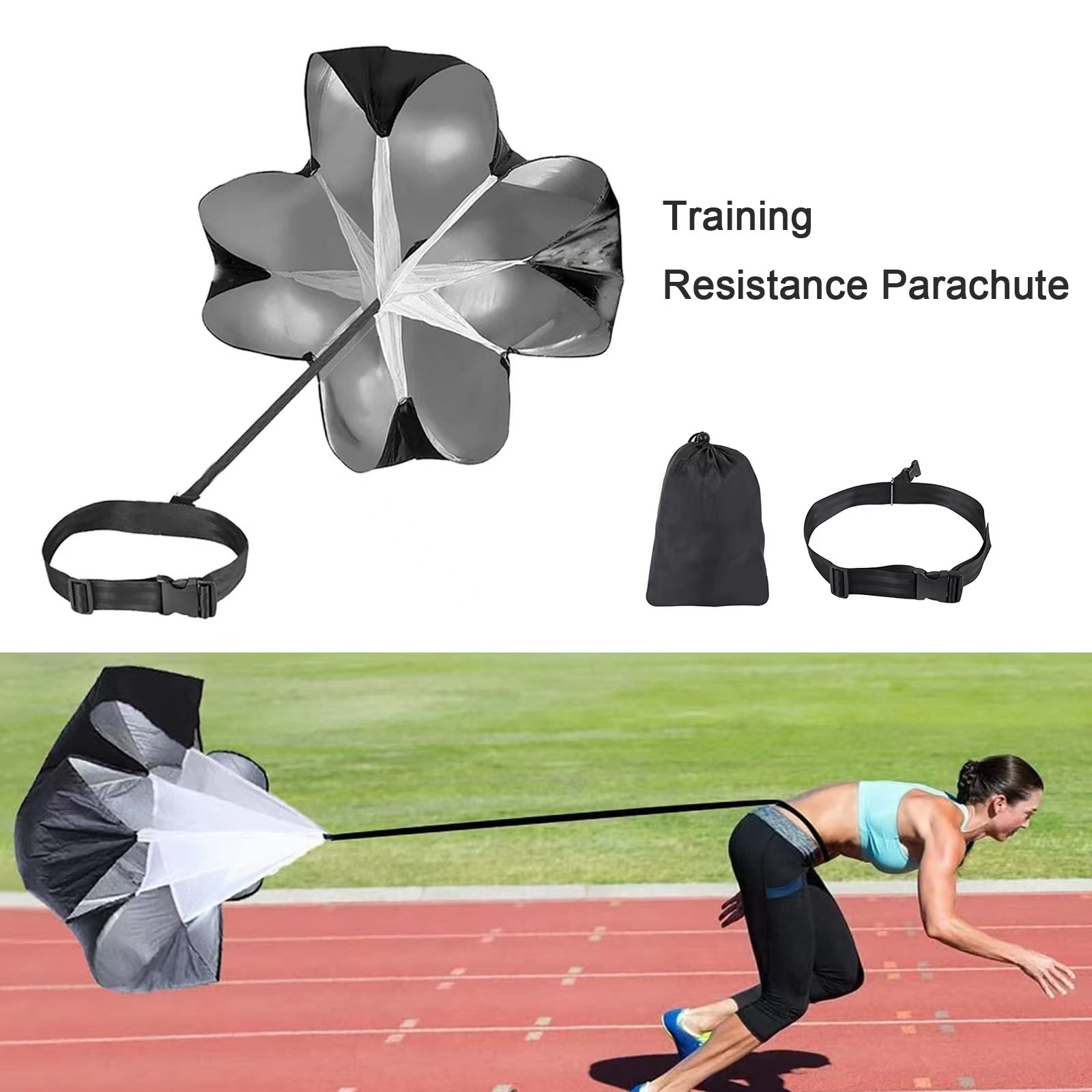 Running Speed Training Resistance Parachute 2