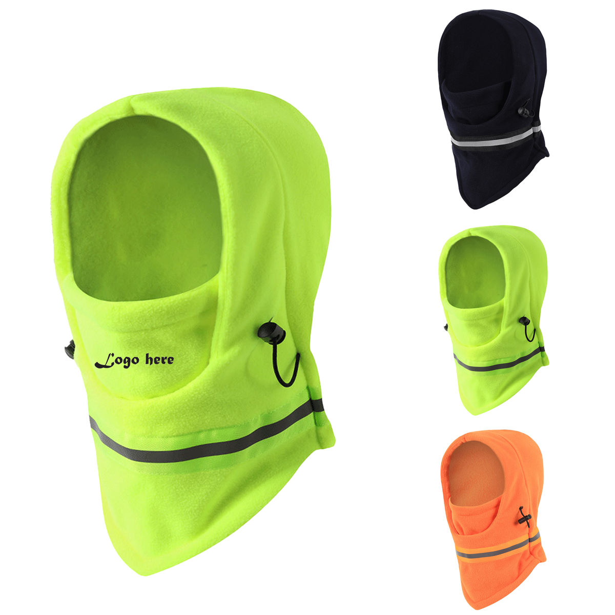 Outdoor Cycling Reflective Strip Warm Heat-Retention Night Hood 2