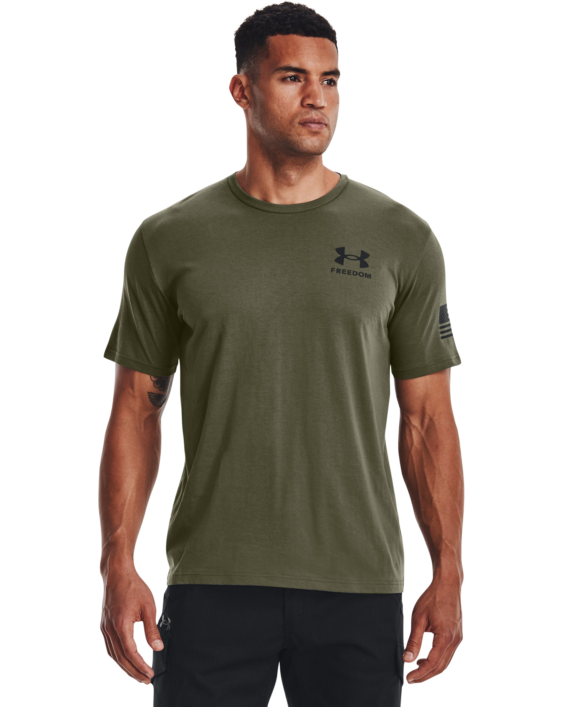 UA Tac Freedom Spine Men's T-Shirt 5