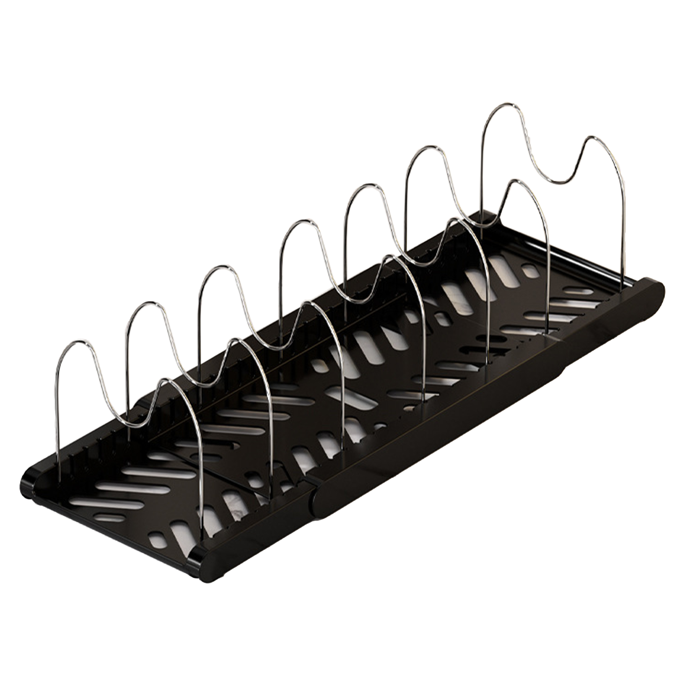 Stainless Steel Scalable Cabinet Pot Rack 3