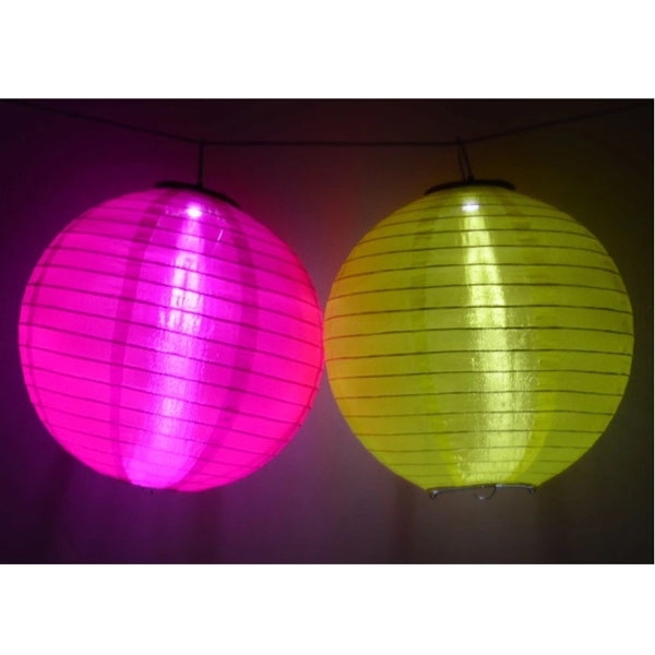 Round LED Outdoor Solar Lantern 4